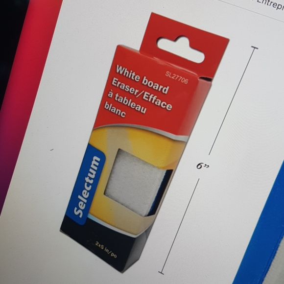 1 pc White Board Eraser - Picture 8 of 12